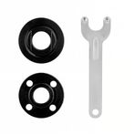 Styquenzer Avuç taşlama anahtarı seti, 5" 5/8-11 açılı taşlama anahtarı, metal, 2 flanş somun, açılı anahtar, açılı anahtar, açılı taşlama makinesi, aksesuar, evrensel yedek aksesuar