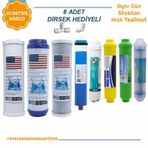 Su Arıtma 8'Li Filtre Seti Vontron Membran+Mineral+Alkalin+Detox