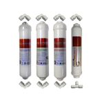 Su Arıtma Cihazı Aquaredd İnline Filtre Takımı 4'lü Set