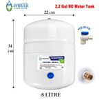 Su Arıtma Cihazı Çelik Su Tankı 2.2 Galon 8lt Tank 1