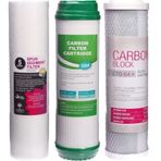 Su Arıtma Cihazı Filtresi 3'lü Set Paket Aşama Membransız