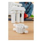 Su Arıtma Cihazı Shut-Off Valf 4 (Dört) Yollu Vana Quick (Siyah - Beyaz)