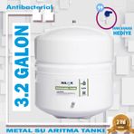 Su Arıtma Cıhazı Su Tankı,12lt ,3.2 Galon Metal Nsf Onaylı,tank Vanası Hediye