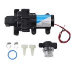 Su Basınç Pompası, 12V DC Güçlü Kendi Kendini Hazırlama Samanı Temizleme Booster, Yüksek Verimli Deniz Transfer Pompası, Elektrik Diyaframı Pompası RV Arabalar, Yatlar, Tekneler