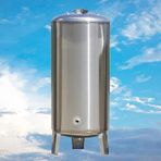 Su Basıncı Tankı, Paslanmaz Çelik Dikey Kuyu Pompası Tankı, Montaj Kitli 66 Galon Su Basınçlı Tank, Ev/Bahçe/Tarım Kuyu Suyu Güçlendirici (250L)