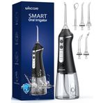 Su Diş Flosser, 10oz Su Tankı ile Taşınabilir Oral Irrigator, 7X Derin Temizleme, 5 Nozul Seçenekleri, IPX7 Su Geçirmez, Seyahat Dostu