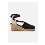 Su Espadril Molly Siyah Kadın Dolgu Topuklu Espadril