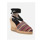 Su Espadril Ruby Siyah Kadın Dolgu Topuklu Espadril