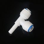 Su Filtresi Bağlantı Elemanı SENRISE Push Fit Konektörler RO Su Ters Ozmoz Filtre Sistemi için Hızlı Bağlantı Parçası (1/4" (6,5 mm) T Konektör - B, 5 ADET)