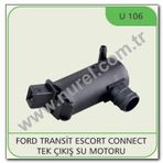 Su Fiskiye Motoru 12v Transit T12 15 Escort Connect Tek Cikis