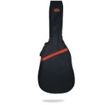 Su Geçirmez 10 Mm Pedli Soft Case Klasik Gitar Kılıfı - Siyah - Ahşap Pena Kolye Hediye - Donizetti