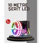 Su Geçirmez 10M Şerit Led Tv Arkası Oda Dekorasyonu İçin