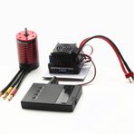 Su Geçirmez 3660 Fırçasız Motor 2600KV 80A Fırçasız ESC Programlama Kartı Trax4 Uzaktan Kumanda Araba 1/8/1/10 Tamiya