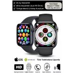 Su Geçirmez 45Mm T700s Watch 7 Ios Android Sağlık Sensörlü Bluetooth Aramalı Alarm Akıllı Saat