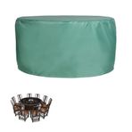 Su geçirmez açık bahçe mobilyası örtüsü 185x107cm Oxford kanepe sandalye masa koruyucu toz geçirmez ve yağmur/kar kalkanı rüzgar geçirmez veranda salonu derin koltuk örtüsü
