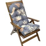 Su geçirmez Adirondack Sandalye Minderi Dış Mekan Bahçe ve Veranda Mobilyaları için Yastıklı Koltuk Minderi Katlanır Salon Sandalye Minderi Gri 02Ultimate Konfor ve Stil