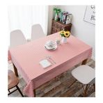 Su geçirmez Çizgili Masa Örtüsü 60x60 cm Dikdörtgen Küçük Masa Örtüsü Sehpa için Mavi Lekeye Dayanıklı Nappe Oturma Odası için Dekoratif Masa Koruması Sınır Ötesi E ticaret için ideal