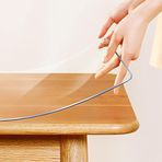 Su geçirmez Dış Mekan Masa Örtüsü 95 x 115 cm Dayanıklı 3 mm Kalın Plastik Masa Örtüsü Ofis Bilgisayar Masası Kanepe ve Yemek Masası için Yağ Geçirmez ve Temizlemesi Kolay Metre ile Özelleştirilebilir