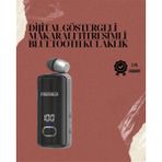 Su Geçirmez Fineblue F580 Kulaklık – Dijital Ekranlı, Klipsli, Geri Çekilebilir Kablo ve Gürültü Engelleme Özellikli