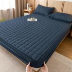 Su geçirmez lastikli çarşaf 90 x 200 cm yumuşak pamuk polyester karışımı fasulye pembesi kareli desen 28 cm derinliğe kadar yataklara uyar