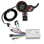 Su Geçirmez LCD Ekran Kontrol Paneli ile Motor Fırçasız Denetleyici 24V-48V 350W Elektrikli Bisiklet Scooter için Fırçasız Denetleyici Kiti