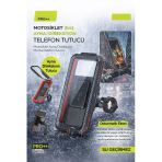 Su Geçirmez Motosiklet Telefon Tutucu 2İn1 Ayna/Gidon Motosiklet Bisiklet Atv Telefon Tutucu