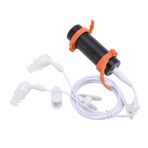 Su Geçirmez Mp3 çalar, IPX8 Su Geçirmez HiFi 8GB Belleğe Sahip Kayıpsız Ses Mp3 çalar, dalış sörfü Için Alüminyum Kabuklu Yüzme sualtı Müziği Kulaklıklar (BLACK)