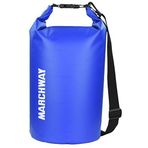 Su geçirmez sırt çantası, tekerlekli, 5 l, 10 20 30 40, kano, rafting, tekne, sörf, yüzme, kamp, yürüyüş, plaj, balıkçılık, kayak, snowboard, yelken için (koyu mavi, l)