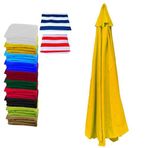 Su geçirmez UV dayanıklı yedek gölgelik veranda şemsiye 2M/6.5FT sarı şemsiye kapağı ofset/konsol güneşlik bahçe ve dış mekan için dayanıklı ve şık üst kapak