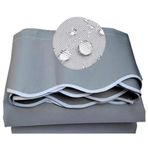 Su geçirmez UV Koruması Geri Çekilebilir Veranda Tentesi Yedek Kumaş Dayanıklı 280 g Polyester Güneşlik Barınağı Kanvası, Avlu Güverte Balkon için Saçaklı Kanvas Boyut (U x G) 7 x 2 m Dış Mekan