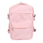 Su Geçirmez Vakum Sırt çantası 27L Seyahat Işi Için Pompa Ile Büyük Kapasiteli Sıkıştırma Sırt çantası, Oxford kumaş Vakum Gezginler Ve iş Için (PINK)