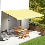 Su Geçirmez ve Yırtılmaya Dayanıklı Yedek Güneş Tentesi Kumaş Kılıf Saçaklı 300 x 250 cm Antrasit Dış Mekan Kullanımı için İdeal