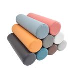 Su geçirmez yuvarlak yastık koltuk kol dayama yoga silindir yastığı uzun baş boyun ve bel desteği (15 x 60 cm koyu gri)