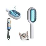 Su Hazneli Kedi Tüy Temizleme Fırçası + 60 Yaprak Hediye