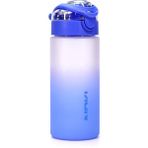 Su Matarası Tritan Geniş Ağız Su Şişesi Gradyan Spor Matarası Suluğu Bpasız 500 ml Mavi 0109 - 1 Adet