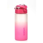 Su Matarası Tritan Geniş Ağız Su Şişesi Gradyan Spor Matarası Suluğu BPAsız 500 mL Pembe 0109