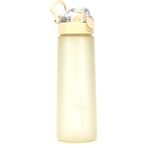 Su Matarası Tritan Geniş Ağız Su Şişesi Luxury Spor Matarası Suluğu Bpasız 730 ml Bej 0110 - 1 Adet