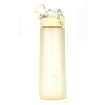 Su Matarası Tritan Geniş Ağız Su Şişesi Luxury Spor Matarası Suluğu BPAsız 730 mL Bej 0110