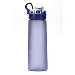 Su Matarası Tritan Geniş Ağız Su Şişesi Luxury Spor Matarası Suluğu BPAsız 730 mL Mavi 0110