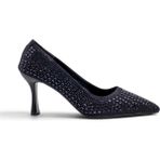 Su Perisi 3020 Taşlı Kadın Stiletto - Siyah