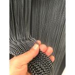 Su Perisi Perde 90x180 siyah 5mm aralık Kapı Boncuk Perdesi plastik zincir perde sineklik perdesi kapı süsü