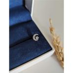 Su Perisi Takı Bijuteri Cerrahi Çelik Gümüş Ay Yıldız Tragus Piercing