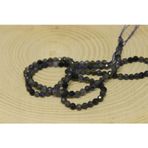 Su Safiri (İyolit) Taşı YARIM Dizi 3mm (17cm uzunluğundadır)