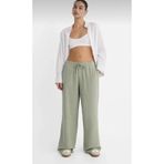 SU SHE ''all seoson's'' WİDE LEG (PALAZZO) KETEN%PAMUK KARIŞIMLI EFİL EFİL BEL LASTİKLİ 'KADIN' PANTOLON