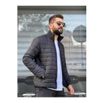 Su Ve Rüzgar Geçirmez Erkek Siyah Şişme Mont
