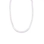 Su Yolu Kolye Çelik Zirkon Taşlı 55 Cm Zn-521