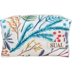 Sual Home Böğürtlen Desenli Makyaj Çantası 17 x 10 x 7