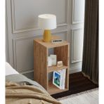 Suba Home 30 cm Mdf Modern Ahşap Komodin Çok Amaçlı Yan Sehpa Koltuk Yanı Sehpa Duvar Ünitesi Çocuk Komodin Raflık - Ahşap Rengi