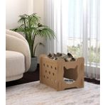 Suba Home Tek Katlı Kedi Evi Açık Kahverengi