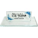 Suba Kristal Kişiye Özel Kristal Masa Isimliği Uv Baskılı Cw-3